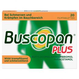 Ein aktuelles Angebot für BUSCOPAN plus Filmtabletten 20 St Filmtabletten Blähungen & Krämpfe - jetzt kaufen, Marke A. Nattermann & Cie GmbH.