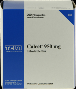 CALCET 950 mg Filmtabletten 200 St