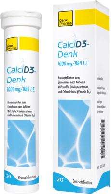 CALCI D3-Denk 1.000 mg/880 I.E. Brausetabletten 20 St