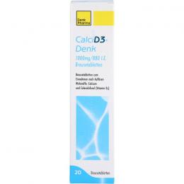 CALCI D3-Denk 1.000 mg/880 I.E. Brausetabletten 20 St.