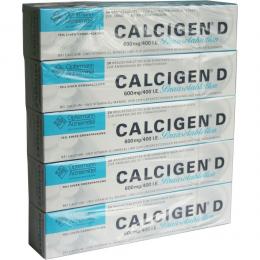 CALCIGEN D 600 mg/400 Brausetabletten internationale Einheit 100 St Brausetabletten