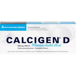 CALCIGEN D 600 mg/400 I.E. Brausetabletten 40 St.