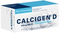 CALCIGEN D 600 mg/400 I.E. Kautabletten 100 St