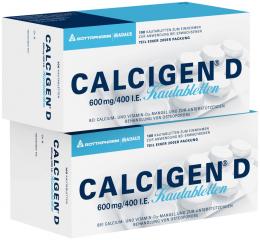 CALCIGEN D 600 mg/400 Kautabletten internationale Einheit 200 St Kautabletten