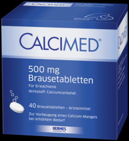 CALCIMED 500 mg Brausetabletten 40 St