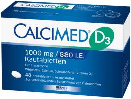 CALCIMED D3 1000 mg/880 I.E. Kautabletten 48 St Kautabletten