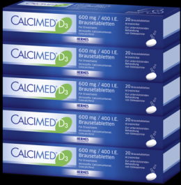 CALCIMED D3 600 mg/400 I.E. Brausetabletten 100 St