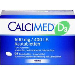 CALCIMED D3 600 mg/400 I.E. Kautabletten 96 St.