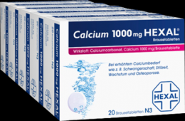 CALCIUM 1000 HEXAL Brausetabletten 100 St