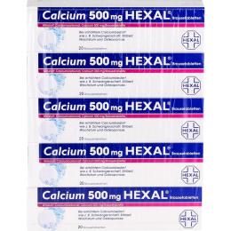 CALCIUM 500 HEXAL Brausetabletten 100 St.