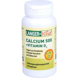 CALCIUM 500 mg+D3 10 µg Tabletten 90 St.