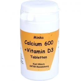 CALCIUM 600 mg+D3 Tabletten 60 St.