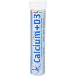 CALCIUM 600 mg+Vitamin D3 5 µg AmosVital Br.-Tabl. 20 St.