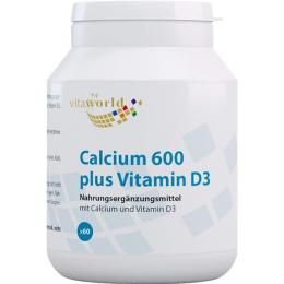 CALCIUM 600 plus D3 Tabletten 60 St. (106,8 g)