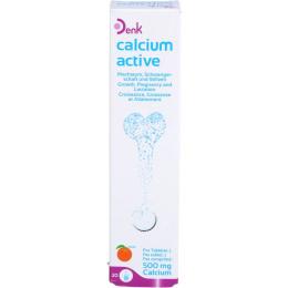 CALCIUM ACTIVE Denk 500 mg Brausetabletten 20 St. (90 g)