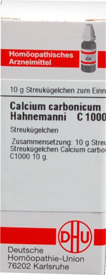 CALCIUM CARBONICUM Hahnemanni C 1000 Globuli 10 g