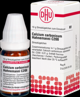 CALCIUM CARBONICUM Hahnemanni C 200 Globuli 10 g