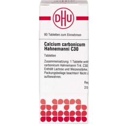 CALCIUM CARBONICUM Hahnemanni C 30 Tabletten 80 St.