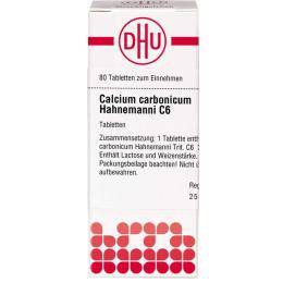 CALCIUM CARBONICUM Hahnemanni C 6 Tabletten 80 St.