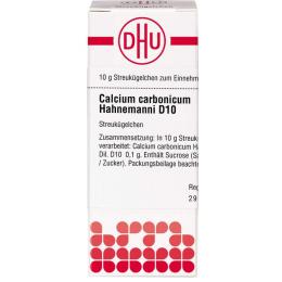 CALCIUM CARBONICUM Hahnemanni D 10 Globuli 10 g