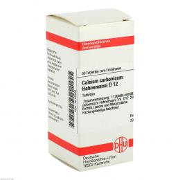 CALCIUM CARBONICUM Hahnemanni D 12 Tabletten 80 St Tabletten