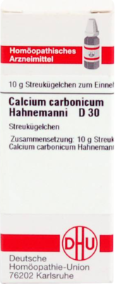 CALCIUM CARBONICUM Hahnemanni D 30 Globuli 10 g