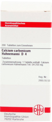 CALCIUM CARBONICUM Hahnemanni D 4 Tabletten 200 St