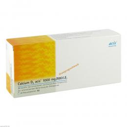 CALCIUM D3 acis 1000 mg/880 Brausetabletten 40 St Brausetabletten