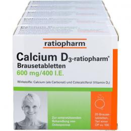 CALCIUM D3-ratiopharm Brausetabletten 100 St.