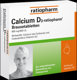 CALCIUM D3-ratiopharm Brausetabletten 20 St
