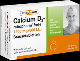 CALCIUM D3-ratiopharm forte Brausetabletten 20 St