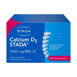 CALCIUM D3 STADA 1000 mg/880 Btb. internationale Einheit 120 St Brausetabletten