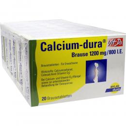 CALCIUM DURA Vit D3 Brause 1200 mg/800 I.E. 120 St Brausetabletten
