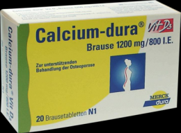 CALCIUM DURA Vit D3 Brause 1200 mg/800 I.E. 20 St