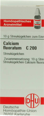 CALCIUM FLUORATUM C 200 Globuli 10 g