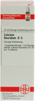 CALCIUM FLUORATUM D 6 Dilution 20 ml