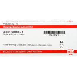 CALCIUM FLUORATUM D 8 Ampullen 8 ml