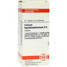 CALCIUM HYPOPHOSPHOROSUM D 6 Tabletten 80 St