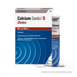 Calcium-Sandoz D Osteo 500 mg/1000 I.E. Kautabletten 120 St Kautabletten