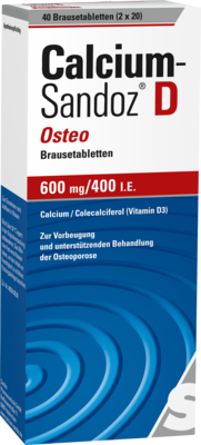 CALCIUM SANDOZ D Osteo Brausetabletten 40 St