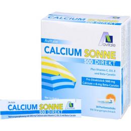 CALCIUM SONNE 500 Direkt Portionssticks 30 St. (75 g)