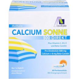 CALCIUM SONNE 500 Direkt Portionssticks 60 St. (150 g)