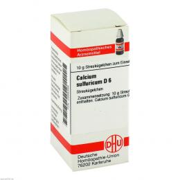Ein aktuelles Angebot für CALCIUM SULFURICUM D 6 Globuli 10 g Globuli Naturheilkunde & Homöopathie - jetzt kaufen, Marke DHU-Arzneimittel GmbH & Co. KG.