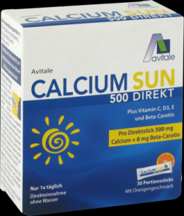 CALCIUM SUN 500 Direkt Portionssticks 30 St