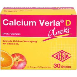 CALCIUM VERLA D direkt Granulat 30 St. (76 g)