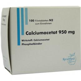 CALCIUMACETAT 950 mg Filmtabletten 100 St Filmtabletten