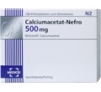 CALCIUMACETAT NEFRO 500 mg Filmtabletten 100 St