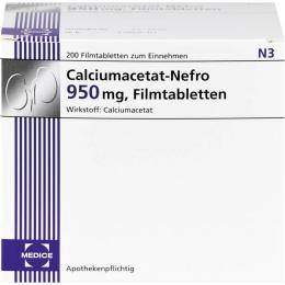 CALCIUMACETAT NEFRO 950 mg Filmtabletten 200 St.