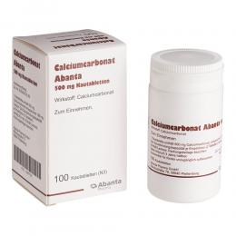 CALCIUMCARBONAT ABANTA 500 mg Kautabletten 100 St Kautabletten