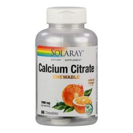 CALCIUMCITRAT 1000 mg Solaray Kautabletten 60 St.